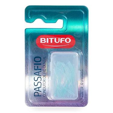 Imagem de Bitufo Condutor De Fita E Fio Dental Passa Fio 30 Unidades
