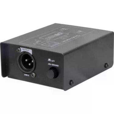 Imagem de Direct Box Passivo DB300 para Balanceamento de Sinal com Alta Imunidade a Ruídos Eletromagnéticos Preto Hayonik