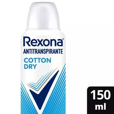 Imagem de Desodorante Rexona Feminino Cotton Dry 150ml, 1 unidade