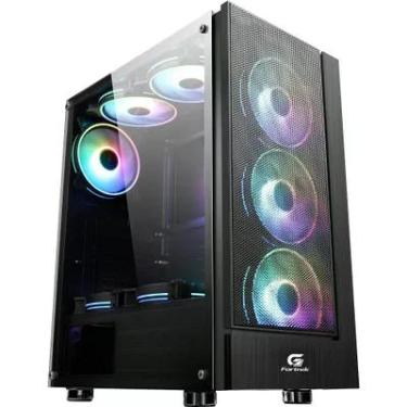 Imagem de Gabinete Gamer Mid Tower Cruiser RGB Fortrek, Preto