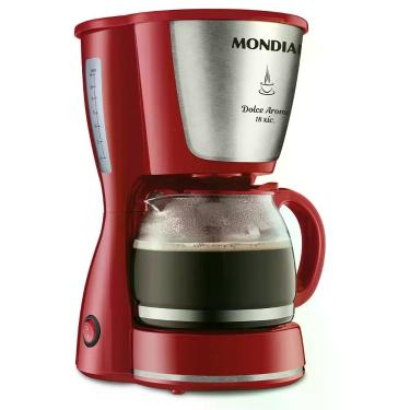 Imagem de Cafeteira Elétrica Mondial Dolce Arome C-35-18X Plástico 18 Xícaras Vermelho 110V