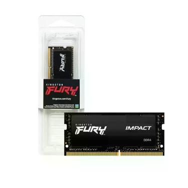 Imagem de Memória RAM Para Notebook 8GB Kingston Fury Impact DDR4 3200MHz CL20 P