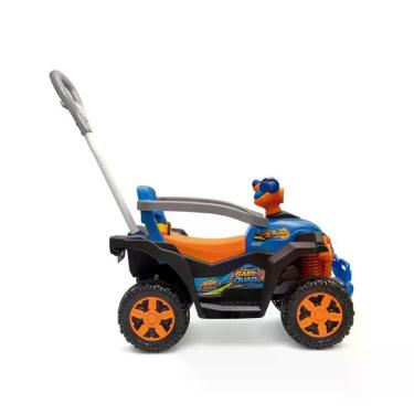 Imagem de Quadriciclo Infantil Haste e Anel Removível - Laranja - MARAL