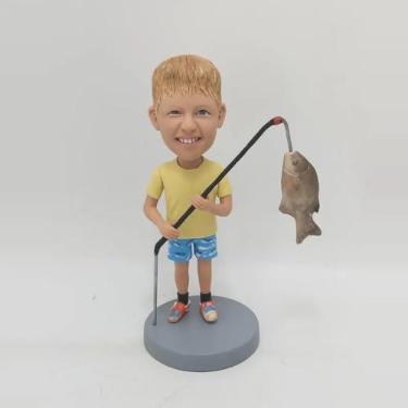 Imagem de Bonecos personalizados que balança a cabeça, personalidade única, totalmente feitos à mão, figuras de escultura personalizadas, presentes de dia das crianças, presentes de aniversário