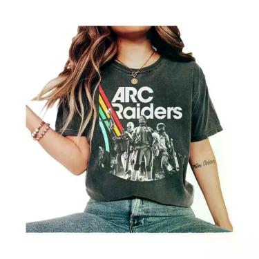Imagem de Camisa Gráfica Unissex De Manga Curta Arc Raiders Video Game Tee 55ds 