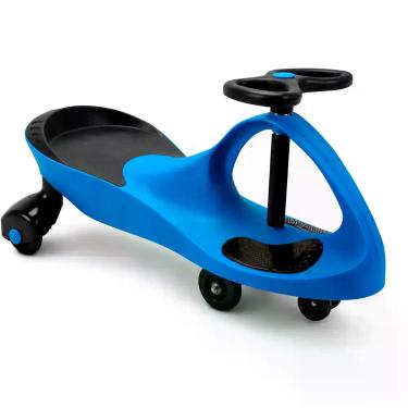 Imagem de Carrinho Gira 360 Swing Car Azul Passeio Infantil Suporta 100kg Brinqu
