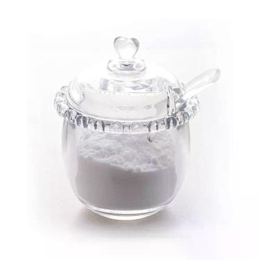Imagem de Açucareiro com Colher Cristal Coração Lyor 9,5x12cm