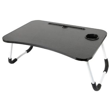 Imagem de Mesa Bandeja Para Notebook Laptop Dobrável Para Colo - Jolitex, Preta