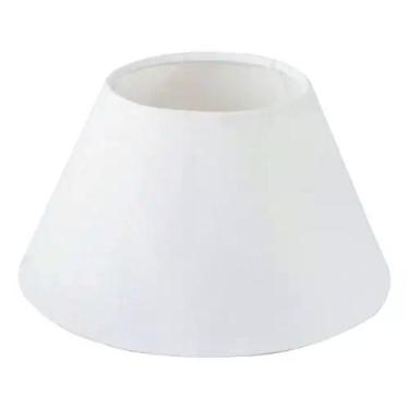 Imagem de Cúpula para abajur luminaria 24x20x34cm Tecido Algodão Soquete Naciona