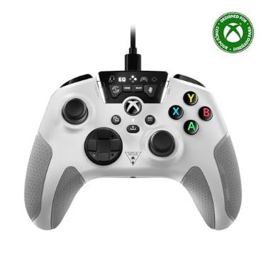 Imagem de Turtle Beach Recon Wired Game Controller with Enhanced Audio Features - White - Xbox Series X