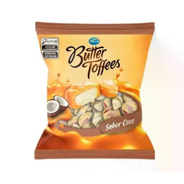 Imagem de Bala Butter Toffees Coco Arcor 400g