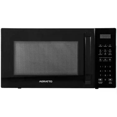 Imagem de Micro-ondas Agratto AMIC01N 32L 1400W Painel Digital, Preto, 110V
