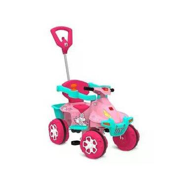 Imagem de Quadriciclo Infantil Bandeirante 1220 Passeio E Pedal Rosa