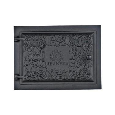 Imagem de Porta Forno Ferro Fundido 28,5x33,5cm - Modelo Libaneza P