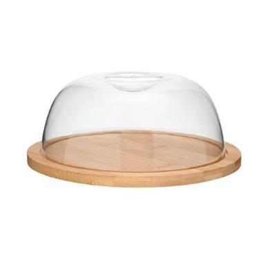 Imagem de Porta Queijo com tampa eco kitchen 19x19x7cm - Mimo Style - Jolitex Te