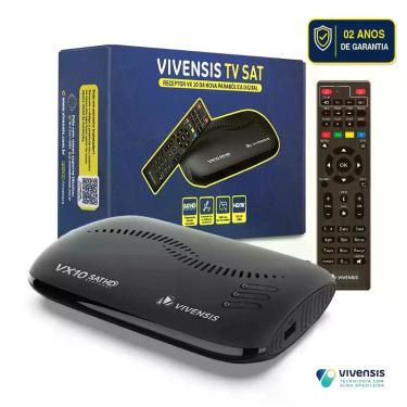 Imagem de Receptor de tv vivensis vx10 sat hd, Bivolt