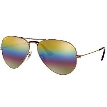 Imagem de Ray-Ban Aviator RB3025 - Espelhado - Dourado - 9020-C4/58