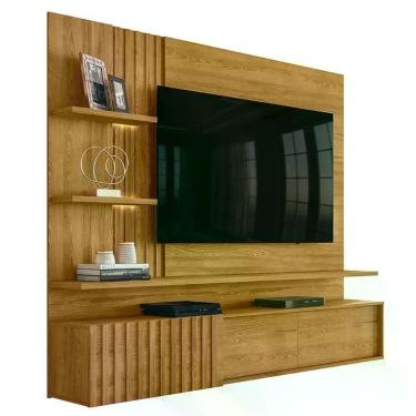 Imagem de Estante Home Theater Suspenso Atena Cumaru – Madetec