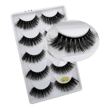 Imagem de Cílios Postiços G5-g6-g8 Mink 5 Pares - Eyelash, G810