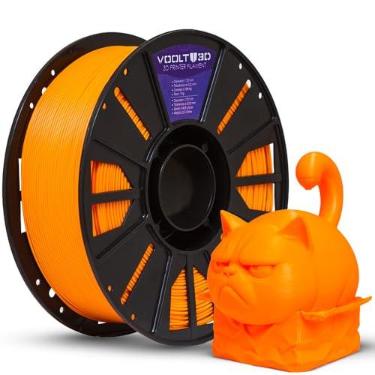 Imagem de Voolt3D - Filamento PLA Laranja 1kg 1.75mm - Para Impressora 3D FDM - Nacional