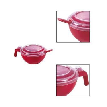 Imagem de Acucareiro C/ Colher Vermelho - Plasútil