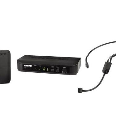 Imagem de Shure Sistema de microfone sem fio BLX14/P31 - vida útil da bateria de 14 horas, alcance de 91 m, UHF | Inclui microfone de fone de ouvido PGA31, transmissor Bodypack, receptor de canal único | Banda