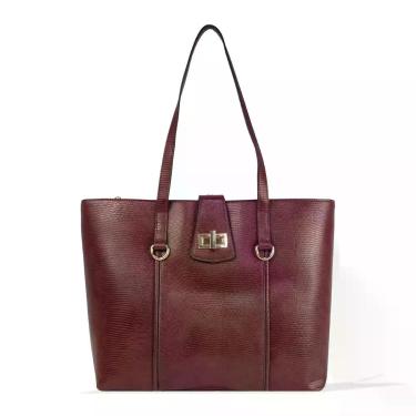 Imagem de Bolsa Tote Feminina Fashion Casual Le Postiche, Vinho