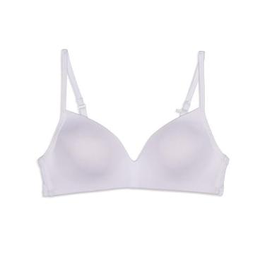 Imagem de Maidenform Sutiã feminino slim Softi Cup para meninas grandes, Branco, (36) A