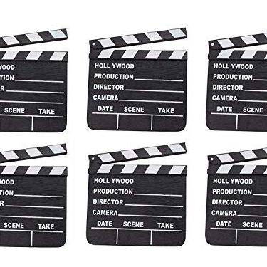 Imagem de Rhode Island Novelty 7 Inch x 8 Inch Hollywood Movie Clapboard, Six Per Order