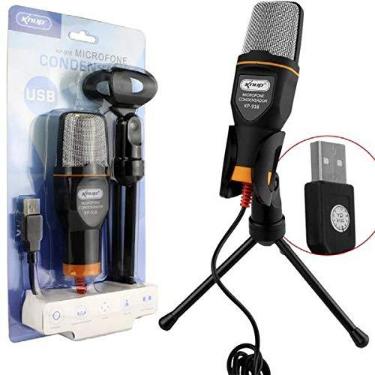 Imagem de Microfone Condensador Usb Knup Kp-916 - Últimas Unidades