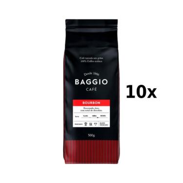 Imagem de Café BAGGIO em Grãos Espresso Bourbon 500g Caixa com 10 Unidades