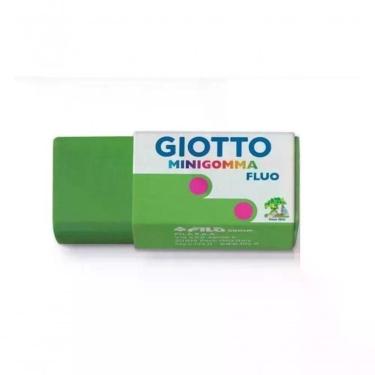 Imagem de Borracha Giotto Minigomma Fluorescente Neon sem PVC e Ftalatos para Lápis Grafite 3,6CM X 1,5CM 1 Unidade Verde