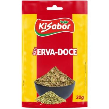 Imagem de Erva doce, KiSabor, 20g | Aroma e sabor marcantes, versatilidade na culinária, facilidade de uso