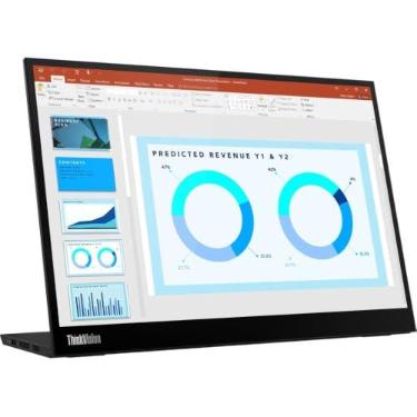 Imagem de Lenovo ThinkVision M14d 14 WLED LCD Monitor - 16:10 - Raven Black