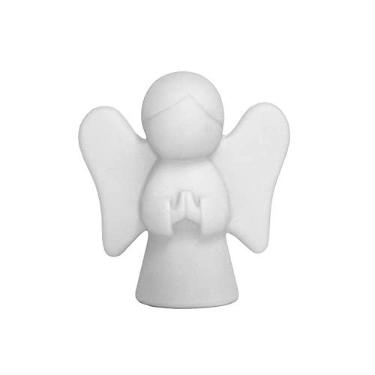 Imagem de Luminária Abajur Usare Infantil Anjo Anjinho Guarda com Lâmpada LED Quarto do Bebê