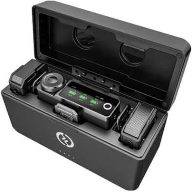 Imagem de Microfone Hollyland Lark Max Duo Sem Fio Com 2 Mic Lavalier 2 Pessoas