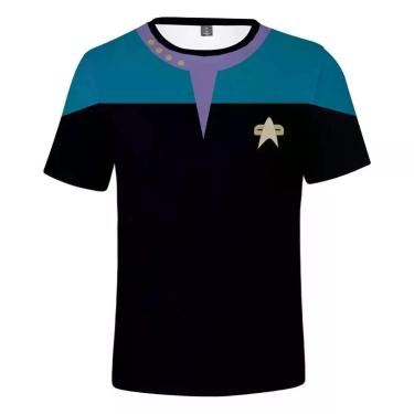Imagem de Camiseta Unissex Star Trek Sci-Fi Com Estampa 3D Little Rocket, Moda D