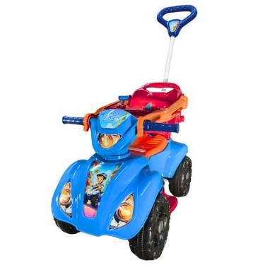 Imagem de Quadriciclo Passeio Cyber Quadri, 1-3 Anos, Alumínio, Suporta até 35kg, Carrinho Menino Azul