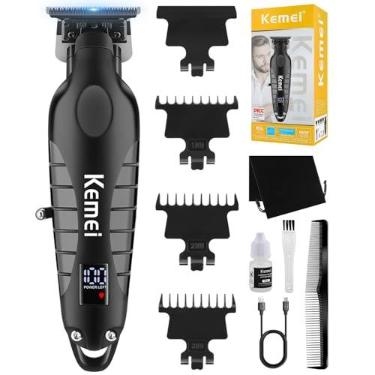 Imagem de KEMEI Aparador de cabelo masculino sem fio profissional 2293