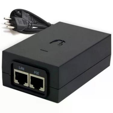 Imagem de Fonte Poe, Ubiquiti Networks, 48v, 0.5a, Unifi Gigabit, Poe-48-24w-g-br, Unifi