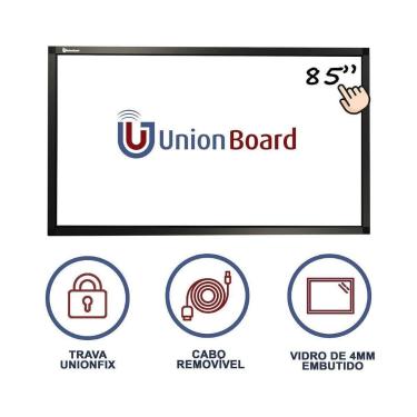 Imagem de Moldura/Lousa/Frame/ Tela Interativa Digital Unionboard 85