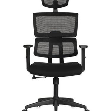 Imagem de Cadeira Para Escritório Ergonômica Office Gamer Giratória Anima ANM701P Preta
