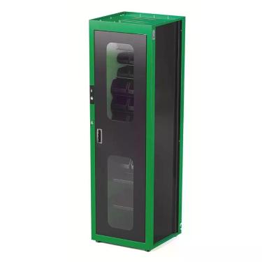 Imagem de Armário para Ferramentas Smart System 1 Porta com 29 Caixas Plásticas Bin Visor Verde Tramontina