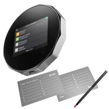 Imagem de Carteira de Criptomoedas SecuX V20-PLUS, USB, Bluetooth, Tela Touchscr