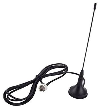 Imagem de Exbom Antena Interna Mini Base Imã - Compacto, Compatível com Receptores e Conversores Digitais, Cabo de 1,5m