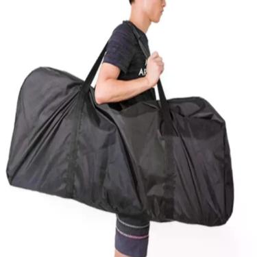 Imagem de Bolsa Mala Viagem Gigante Sacola Sacoleira Compras Mudanca Sacolao Grande Alça E Ziper Preta