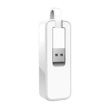 Imagem de Adaptador de Rede Ethernet TP-Link UE300 Gigabit USB 3.0 com Design Portátil e Dobrável Branco