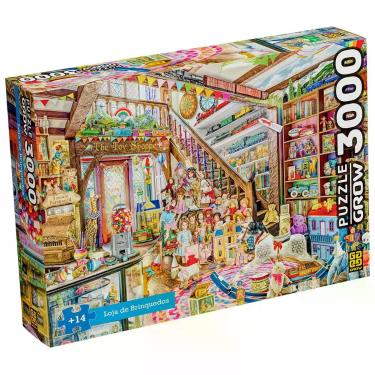 Imagem de Quebra-cabeça 3000 peças Loja de Brinquedos - Grow