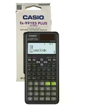 Imagem de Calculadora Cientifica Casio FX991ES Plus2BU 417 Funcoes Preto Display
