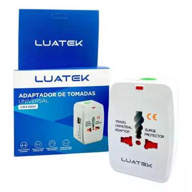 Imagem de Adaptador De Tomada Universal Com Usb - Genérico